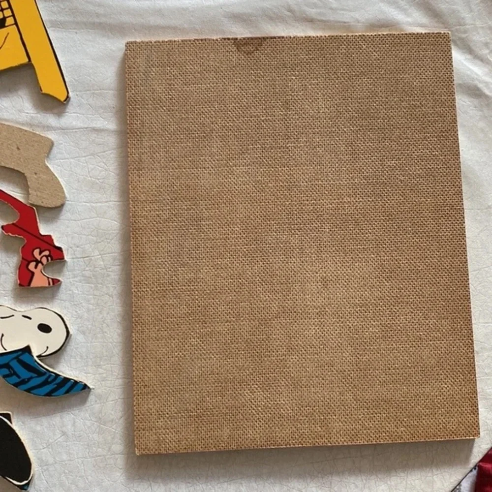 Vintage 1958 Playskool Peanuts Schroeder & Snoopy wooden puzzle